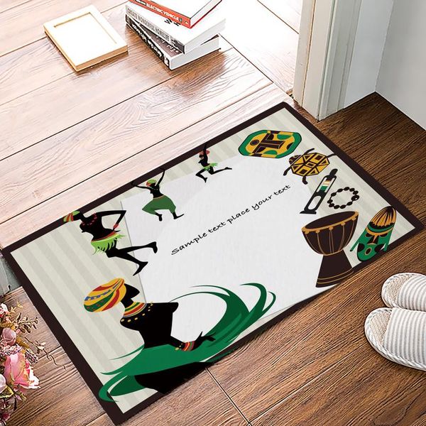 

carpets porch welcome doormat woman silhouette ancients living room decoration kitchen bathroom non-slip floor mat door