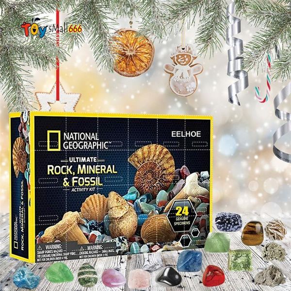 

mega fossil dig kit christmas advent calendar mineral gift box funny early childhood education toys fidget advent calendar fy9578