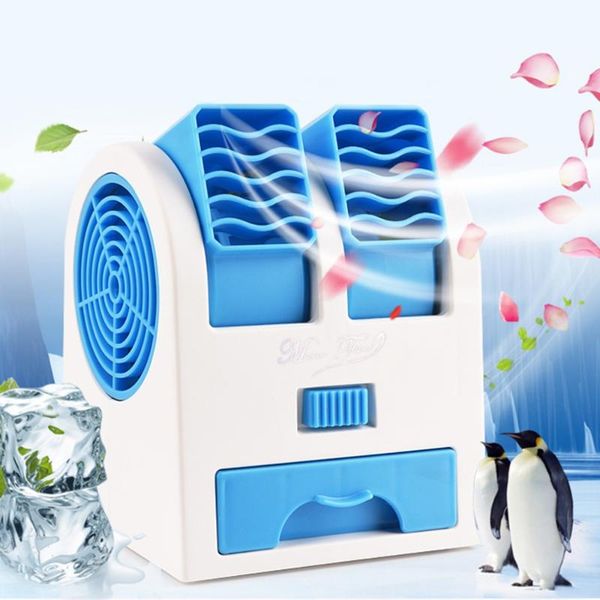 

electric fans rechargeable mini bladeless fan adjustable double air outlet deskusb cooling portable 118x110x136mm