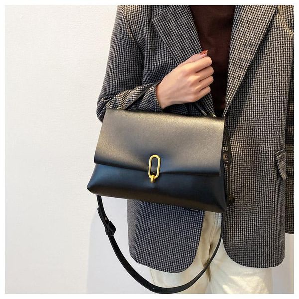 

shoulder bags for women 2021 purses and handbags simple solid leather lady messenger bag crossbody bolso mujer sac a main