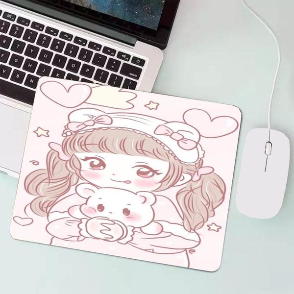 

mouse pads & wrist rests small non-slip pad leather gamer table mat stylish and comfortable suitable for lapanime key