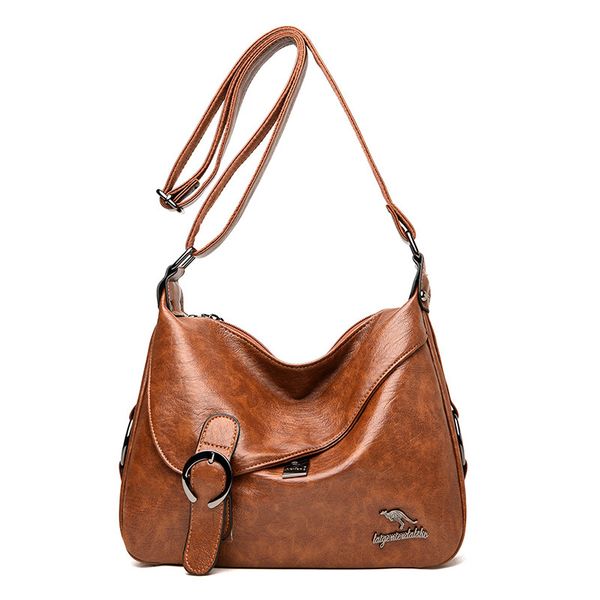 

luxury designer handbag pu leather solid women's shoulder messenger bag crossbody bags for women bolsos para mujer c0225