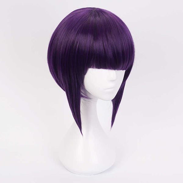 Meu herói Academia Kyoka Jiro Mulheres Short Wig Cosplay Traje Boku Sem Calor Resistente ao Cabelo Sintético Perucas Y0913