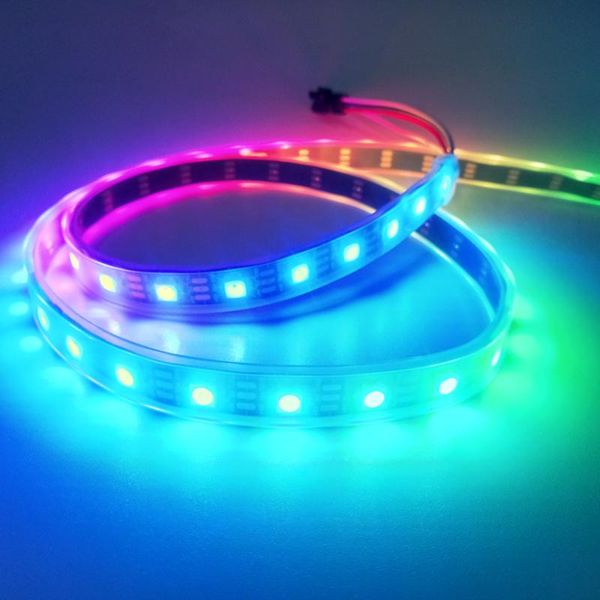 

strips 2812 individually addressable rgb led strip light smd ws2812b stripe dc 5v waterproof diode flexible neon tape