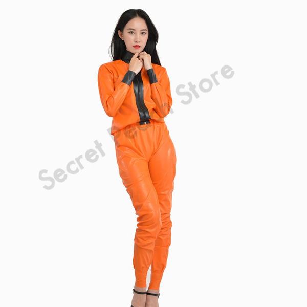 

sports suit for latex clothing, White