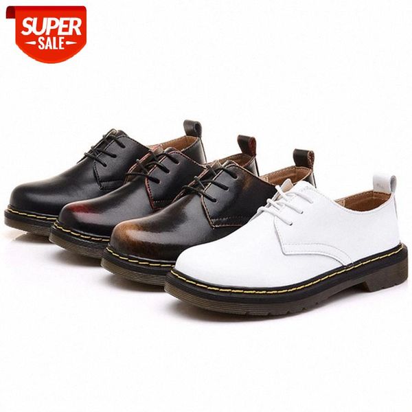 

lcizrong split leather boots women retro couple flat shoes female big size 35-42 boots ladies motorcycle botas mujer #1801, Black