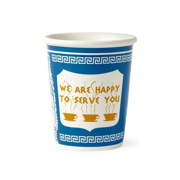 

mugs york iconic paper cup shaped ceramic coffee