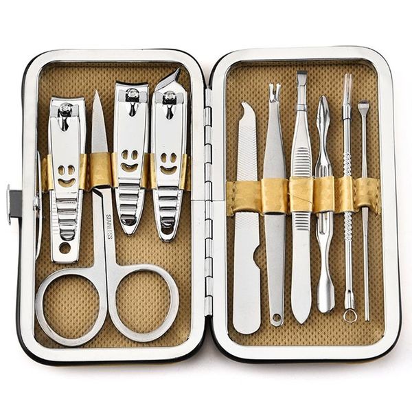 

nail art kits tool set scissors tweezers knife rock pattern box