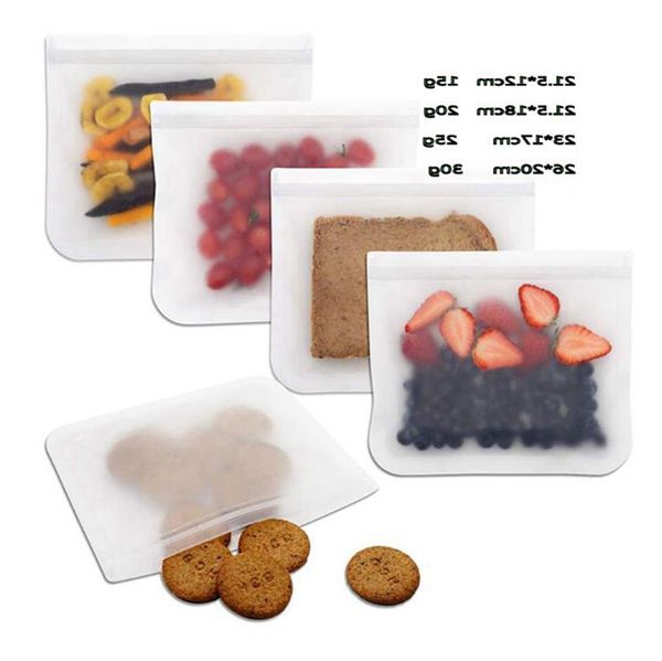 

refrigerator food bag reusable vacuum silicone food fresh bag sealer milk fruit meat storage bags organizer bag 100pcs