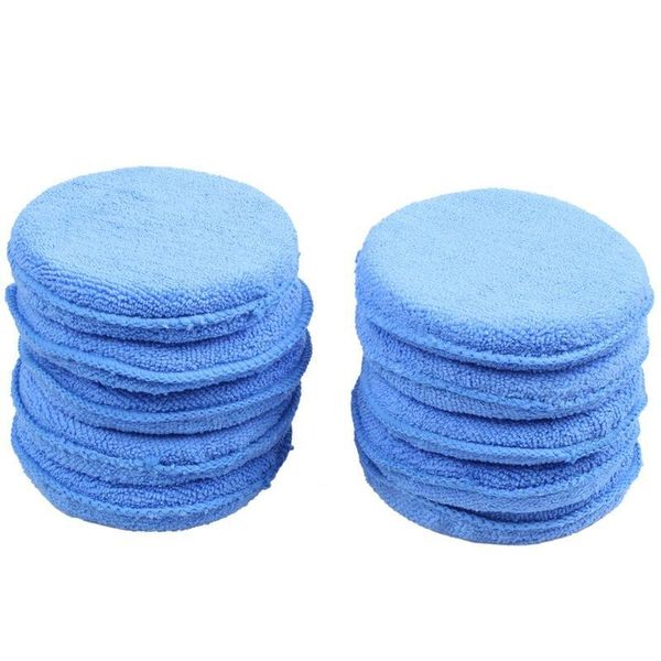 

car sponge 10x waxing polish microfiber foam applicator cleaning detailing pads