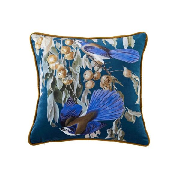 

cushion/decorative pillow european aristocratic style bird and lycaen butterfly cushion cover leopard double sided throw pillows decorative