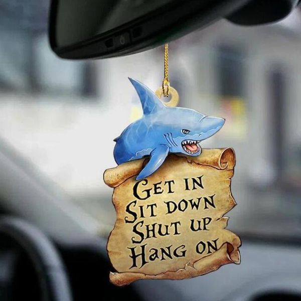 

decorative objects & figurines animal lover two sided ornament funny car hangin interesting rear view mirror pendant ornaments
