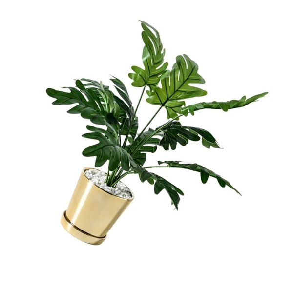

decorative flowers & wreaths 1pc simulation green plant bonsai potted home decoration