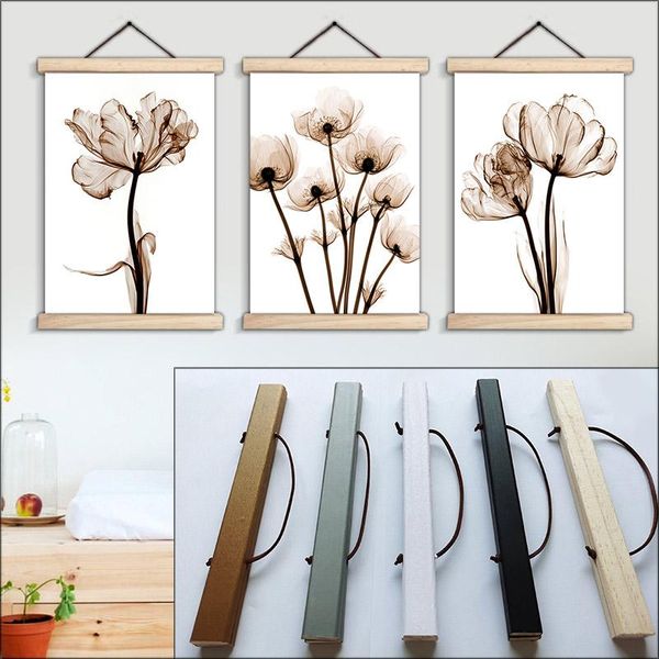 

frames magnetic wood po frame, solid iron absorbing picture for art portrait, canvas painting, poster,21-70