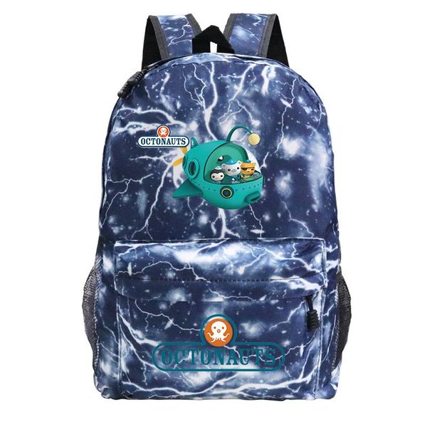 

backpack cartoon the octonauts backpacks students school bag boy girl back to book teens travel mochila kids