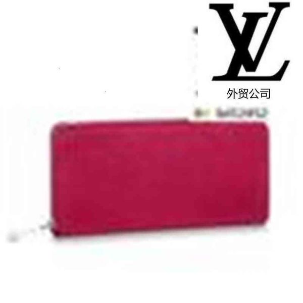 

leather evening a7e7 m62580 zippy wallet women real brand long wallet chain wallets compact purse clutches designer key card luxury holders, Red;black