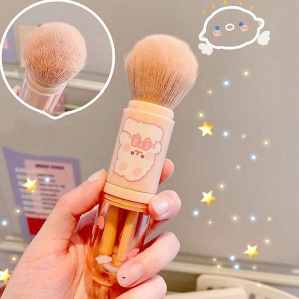 

makeup brushes cute girl professional brush set soft fur beauty highlighter powder foundation concealer eyeshadow face cosmetic tool