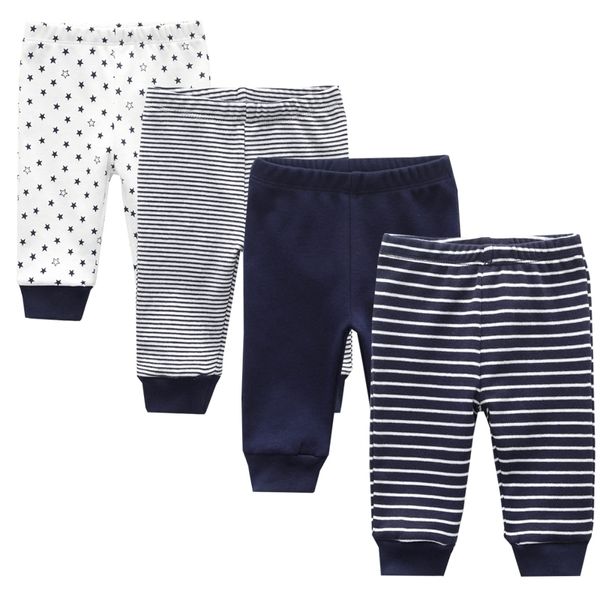 3/4 pcs / lote meninas roupas conjuntos leggings verão calças meados de algodão infantil bebê calças recém-nascido roupas 210309