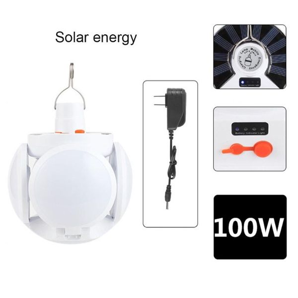 

emergency lights y8ab solar led bulb light usb rechargeable portable camping fishing tent night market lamp