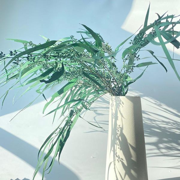 

decorative flowers & wreaths artificial eucalyptus leaves greenery for decoration real plants dried bouquet eucalipto leaf wedding home tabl
