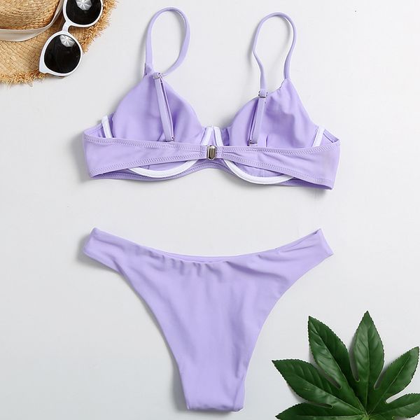 

split swimsuit bikini steel top, White;black