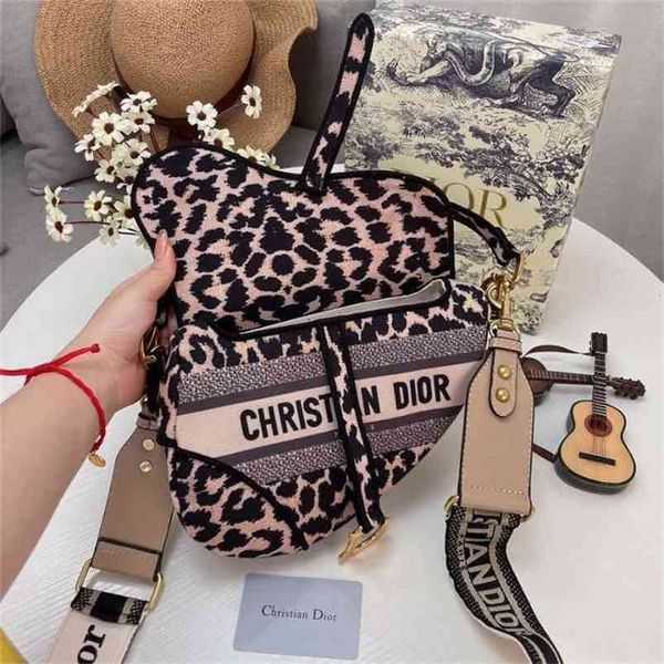 

christian factory messenger casual hand-held and fashionable leopard saddle one shoulder women's d diozzi designer handbag bags d4ux