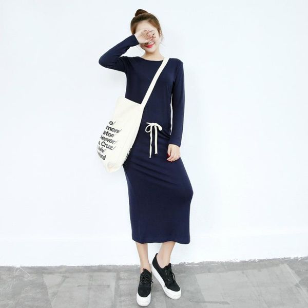 

casual dresses preppy elastic plus size office women clothing long maxi bandage bodycon gray vestidos de festa robe 2021 vintage boho, Black;gray