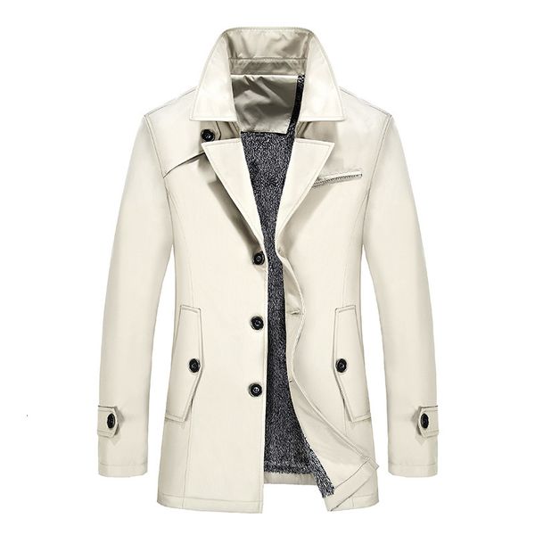 

new trench coat men blazer thin design suit heavy winter lining jacket plus size 8xl zflm, Black;brown
