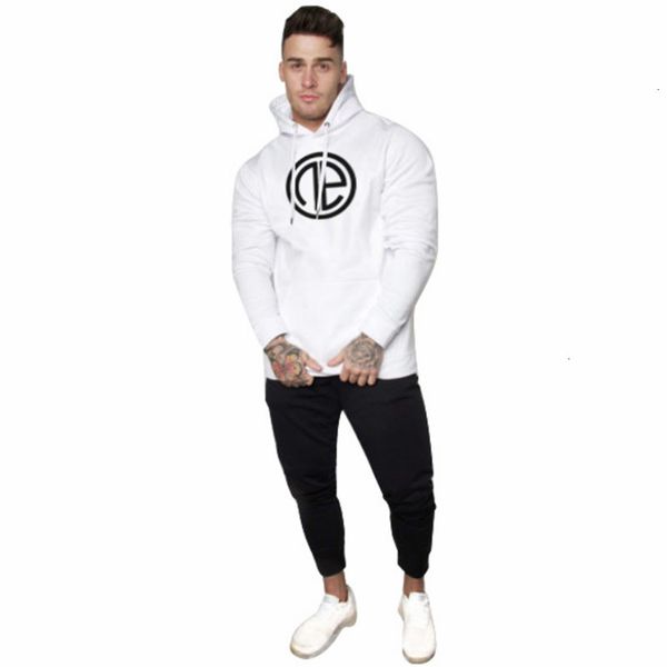 

new 2021 autumn fitness hoodies brand long sleeve clothing men hoody pullover casual sweatshirt muscle mens slim hooded jackets imik, Black