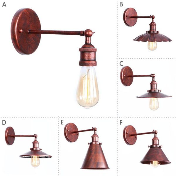 

wall lamps vintage lamp industrial light led sconce american bedside antique living room lights bar