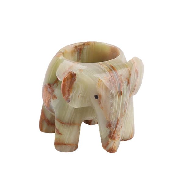 

candle holders elephant shaped holder deskdecoration creative candlestick stand (3 inches-stripe)
