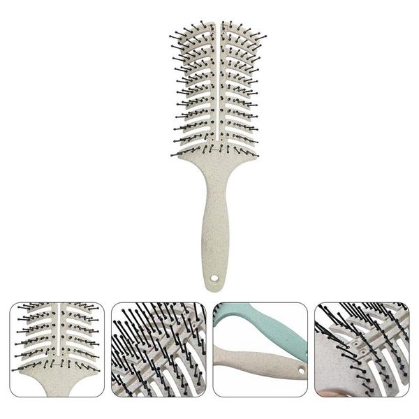 

hair brushes 1pc hollow-out styling comb men personal hairdressing tool, Silver