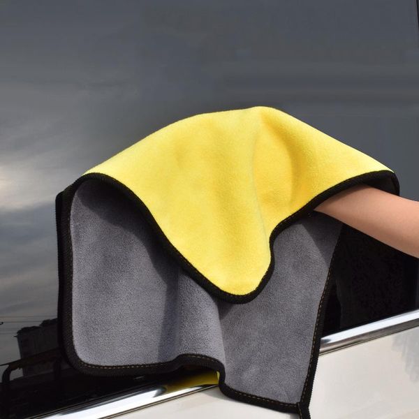 

car organizer qhcp soft wash microfiber towel thickness cleaning auto drying cloth care never scratch detailing cars towels