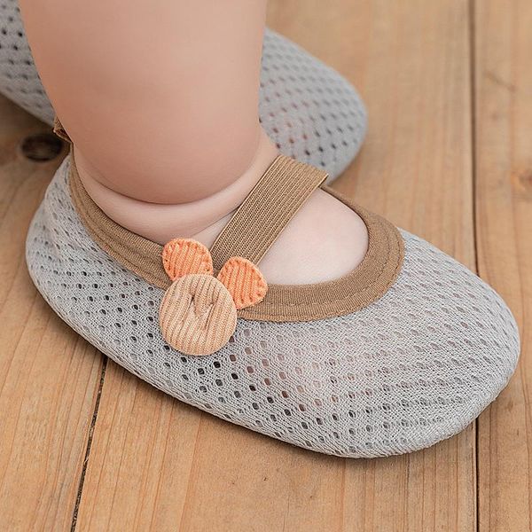 

socks kids indoor shoes non-slip infant floor for baby girls boys summer mesh breathable toddler child soft, Pink;yellow