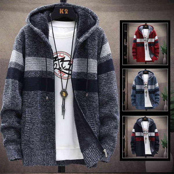 

men's sweaters cardigan cardigan men's nightgown winter hoodie male jacket comfort 5twv, White;black