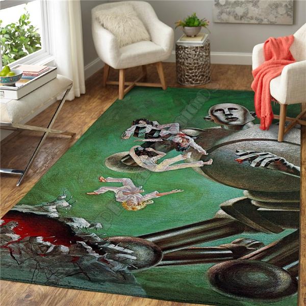 

funny 3d printed carpet mat for living room doormat flannel print bedroom non-slip floor rug style-2