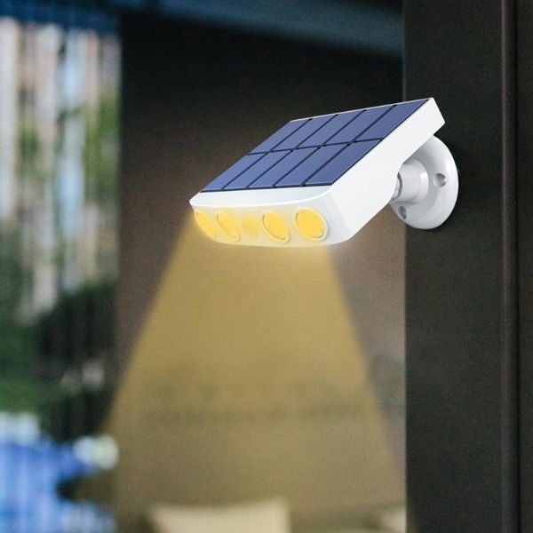 

outdoor wall lamps solar light lamp sensor led lights sconce waterproof garden street lighting