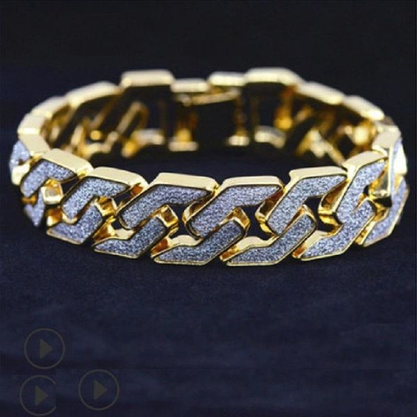 

link, chain fashionable cuban bracelet for men, Black