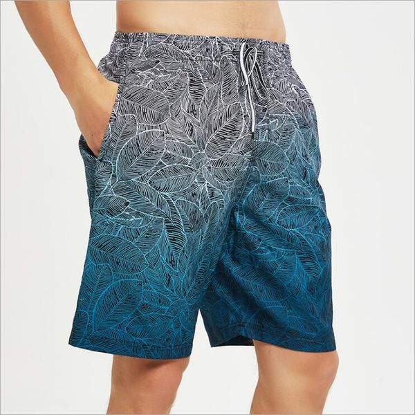 Costume da bagno da spiaggia per uomo Pantaloncini da surf a colori sfumati ad asciugatura rapida Pantaloni da bagno taglia M-5XL in vendita