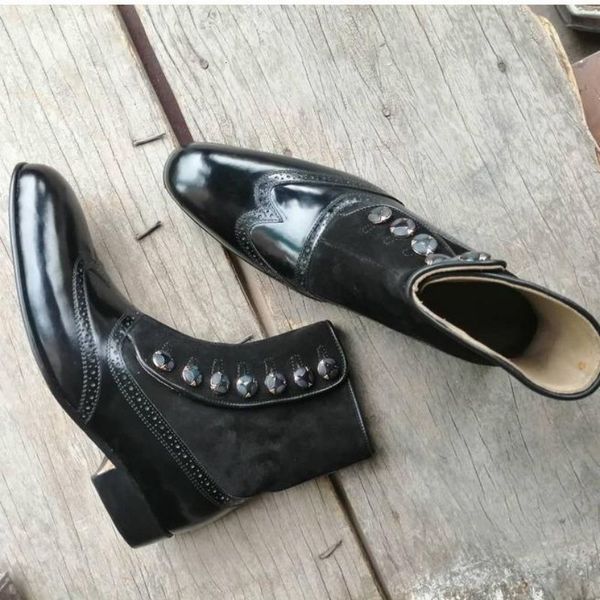 

dress shoes winter fashion casual combat boots kr137 winter fru9, Black