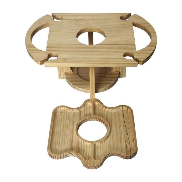 

camp furniture outdoor wine table wooden round portable foldable deskeasy carry desk party travel picnic folding low tables