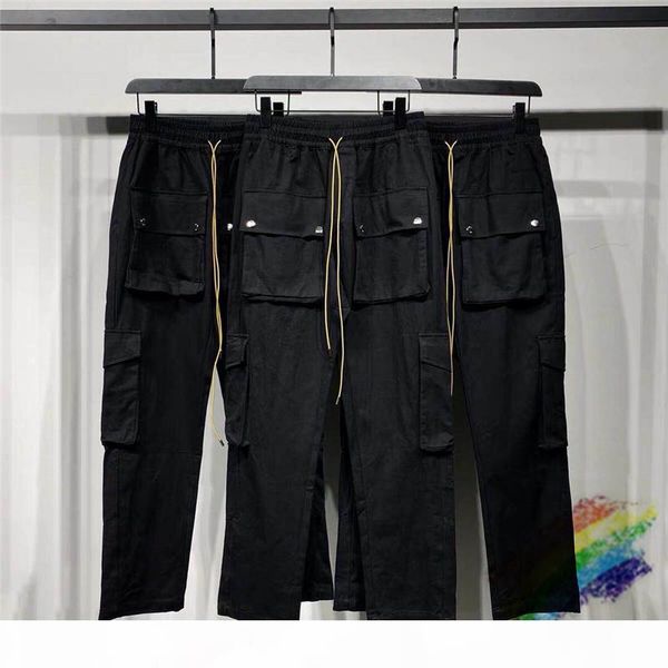 

black pants men women 1 cargo flap pockets overalls dongguan_ss