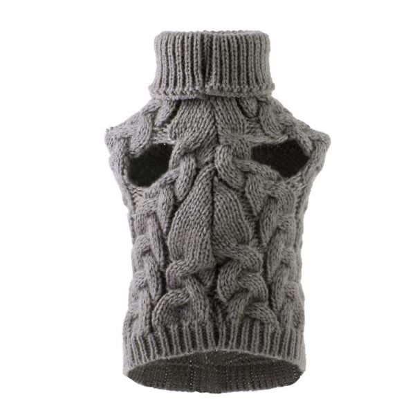 

pet clothes twist pattern turtleneck new knitted winter warm dogs coat