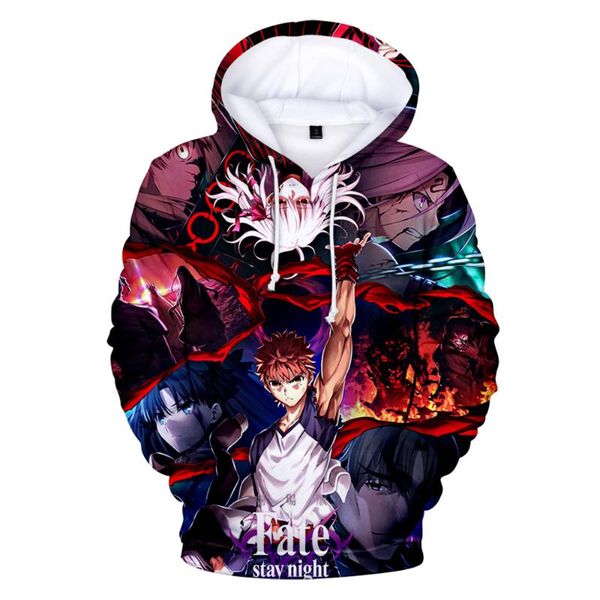 

men's hoodies & sweatshirts 3d and women's long-sleeved blouses printed with tijpop anime cartoon autumn winter clothing, Black
