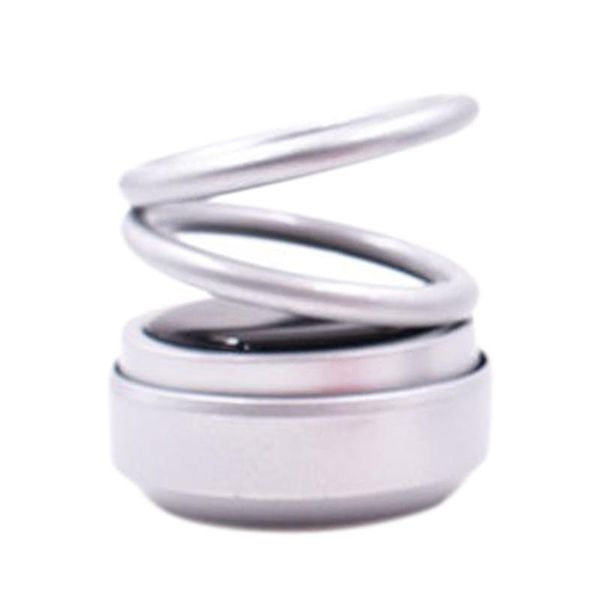 

car air freshener home double ring suspension surround purifier silver