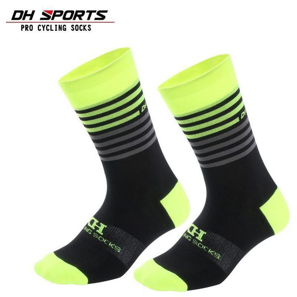 

sports socks fashion cycling breathable and sweaty deodorant compression running basketball tube qtw017, Black
