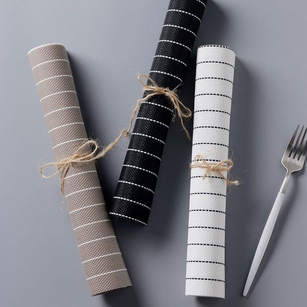 

mats & pads dining mat ins american style square pvc household el supplies thermal insulation plastic oil proof simple table