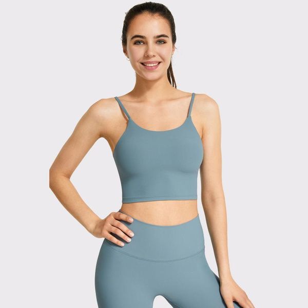 

european and american rib sports underwear women's push-up running beauty back sling workout bra yoga vest outfit