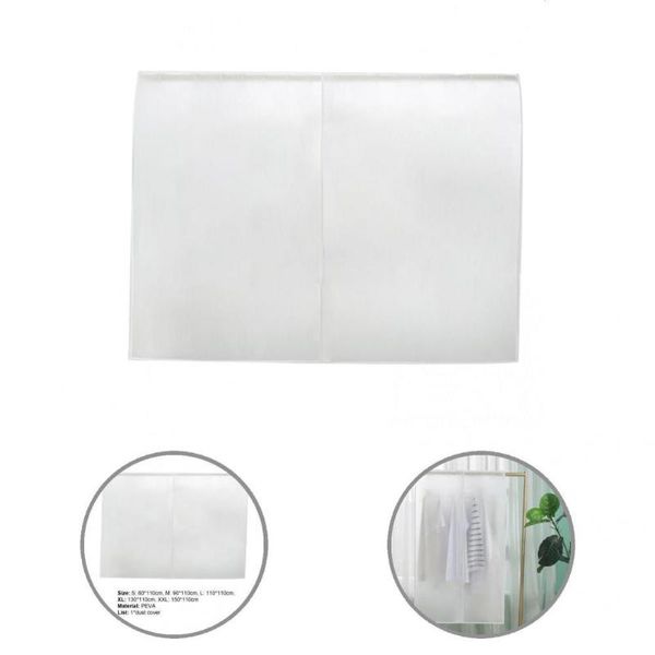 

hooks & rails fastener tape creative eco-friendly garment dust cover peva shoulder reusable for home