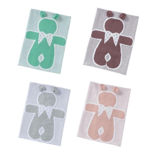

baby blankets knitted newborn swaddle stroller bedding wrap cartoon boys girls receiving blanket children quilts